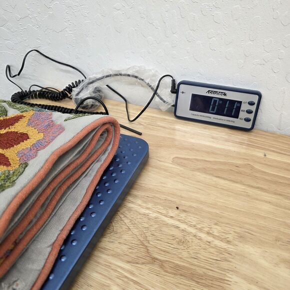 Artistic Accent Floral Print Embroidered Decorative Pillow Cover 18x19 In... - Picture 12 of 12